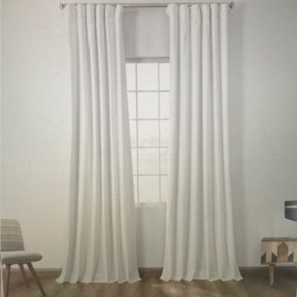 Accents Nwt 10 Cotton White Blackout Curtains 50 X 84 Poshmark